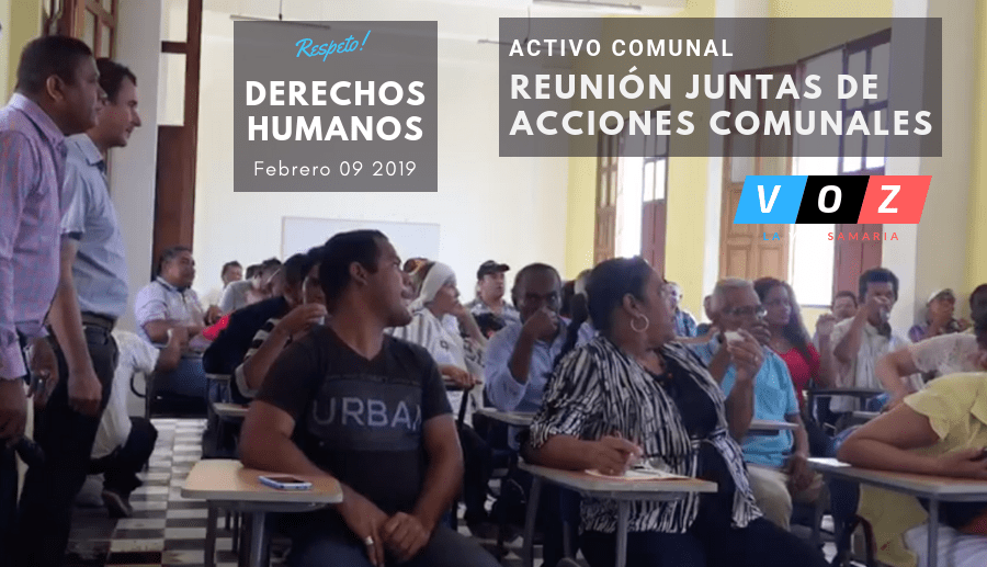 Reunión para el Fortalecimiento de la Acción Comunal!